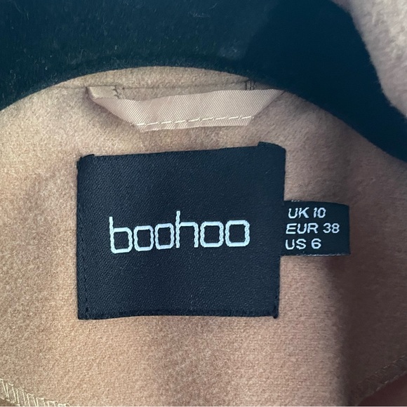 Boohoo trenchcoat women’s size 6 - Picture 4 of 4